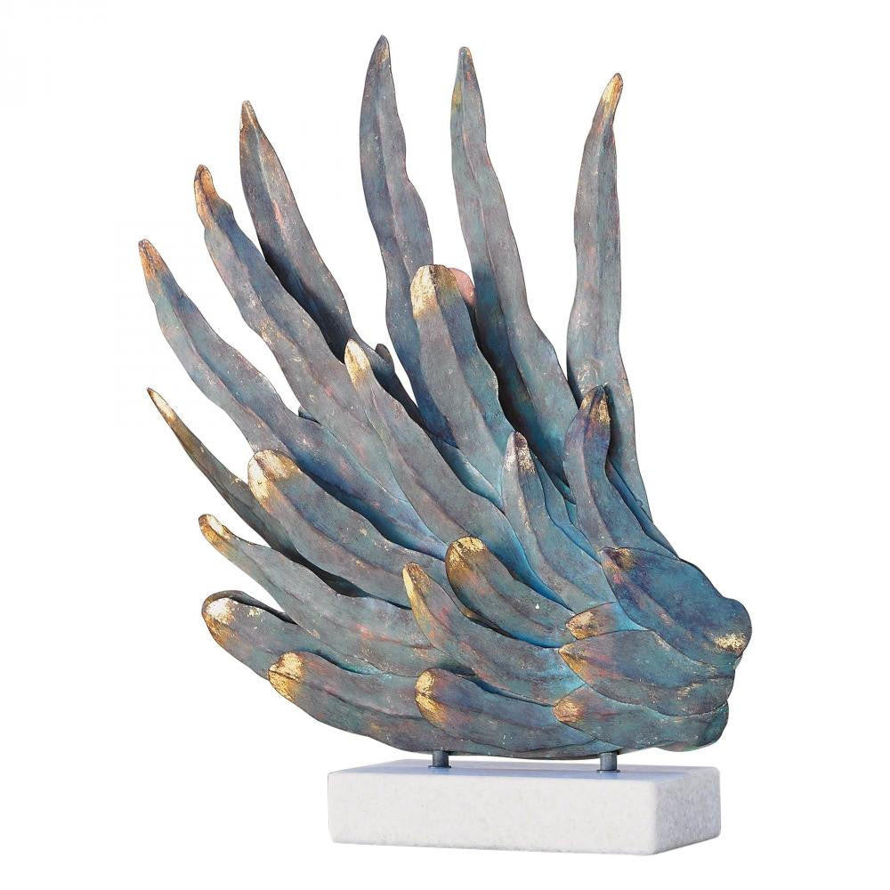 Global Views Phoenix Wing Marble Sculpture