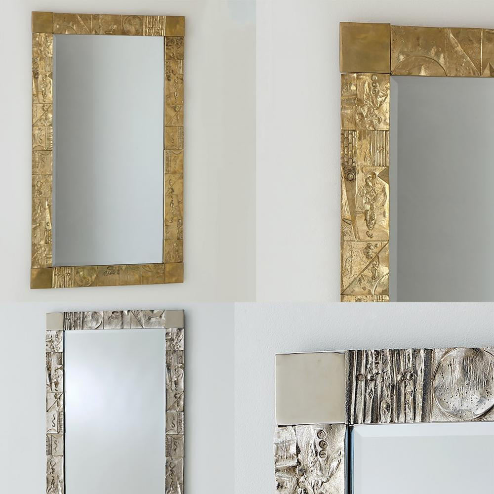 Global Views Pimlico Brass Mirror