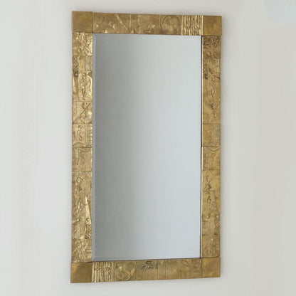Global Views Pimlico Brass Mirror