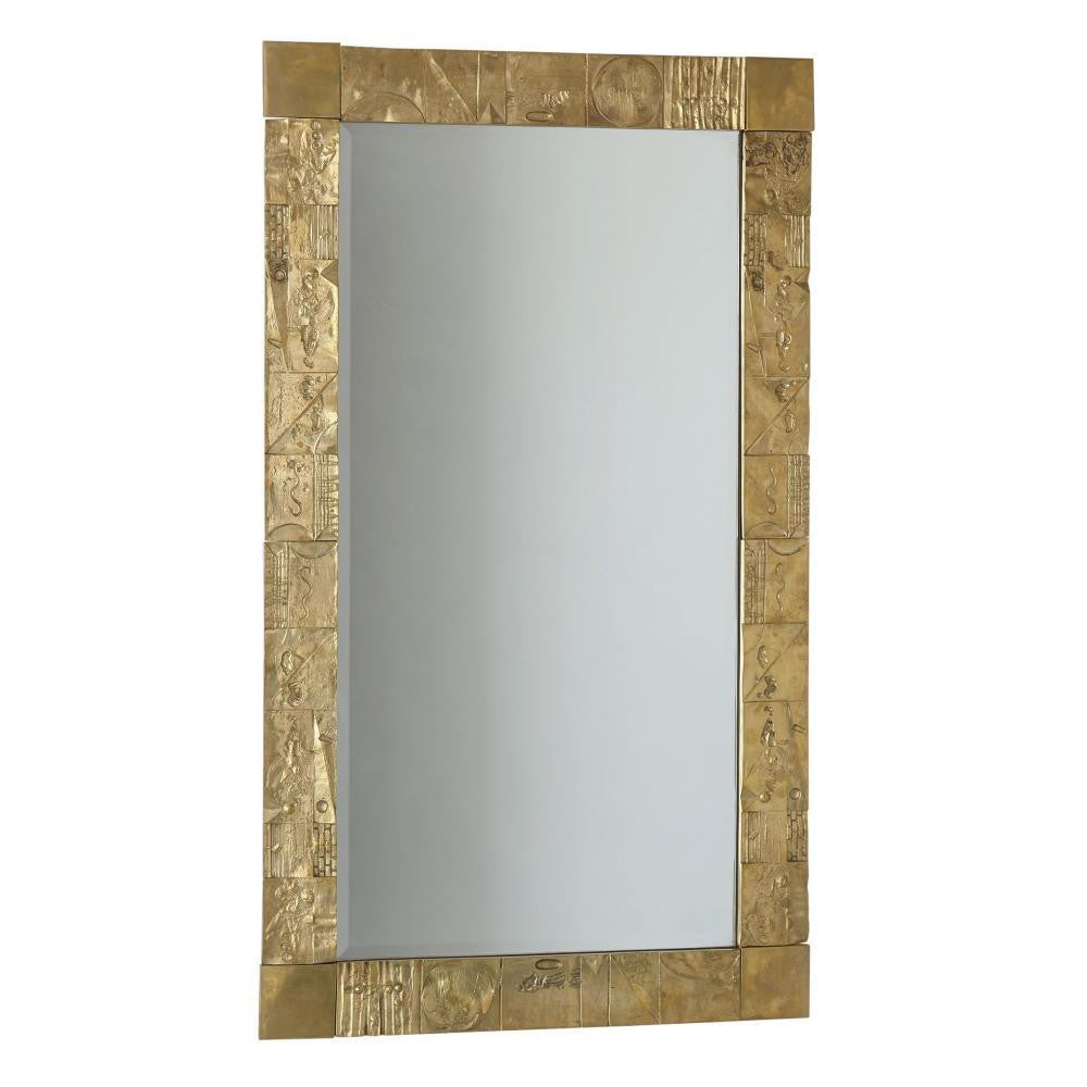 Global Views Pimlico Brass Mirror