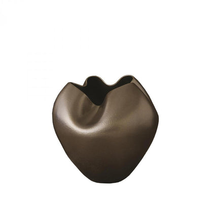 Global Views Plait Silver Haze Round Silver Haze Vase