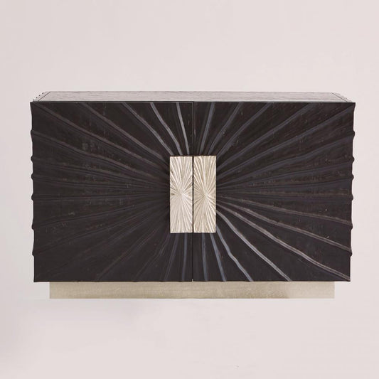 Global Views Pleated Two Door Cabinet