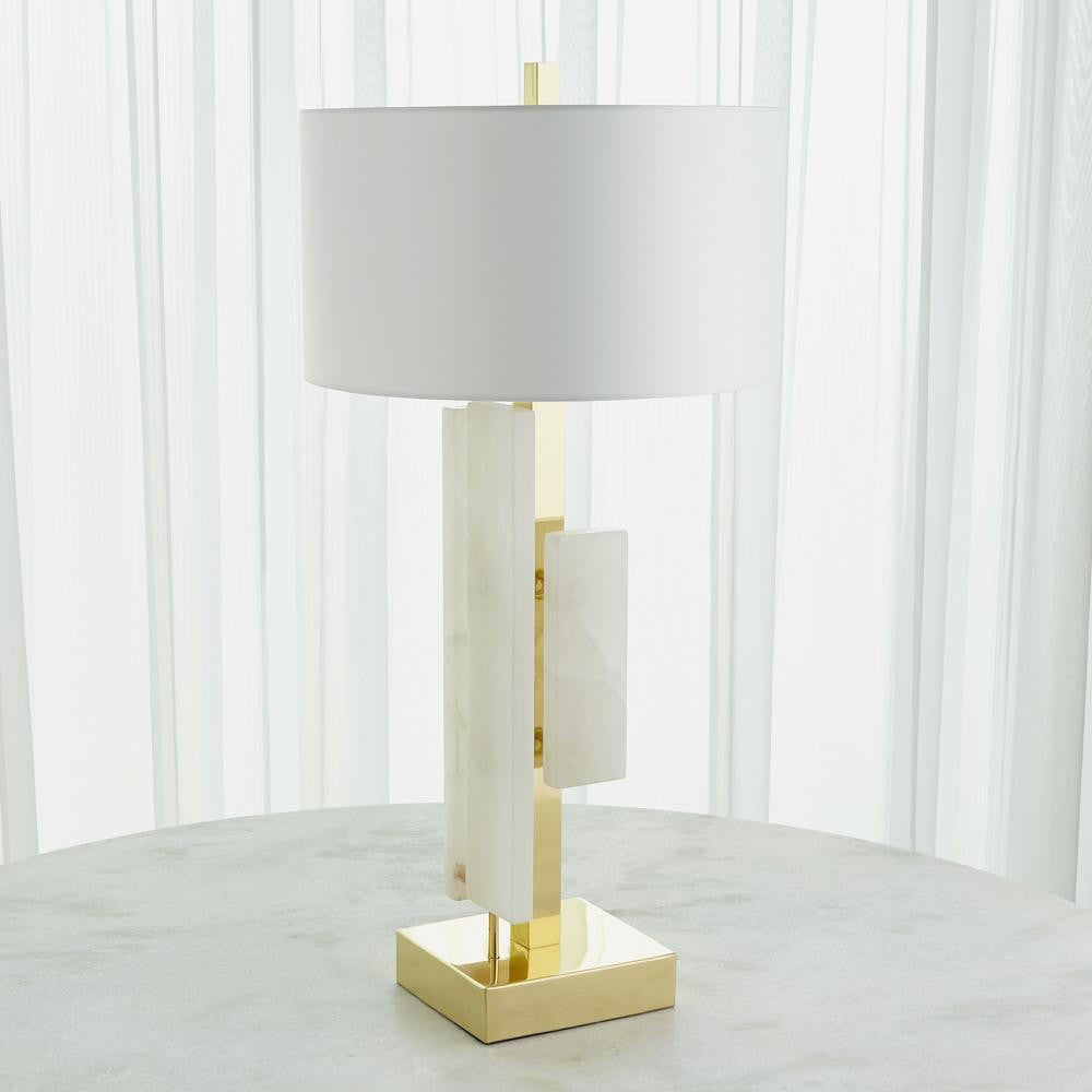 Global Views Posh Block Table Lamp
