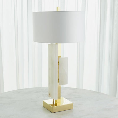Global Views Posh Block Table Lamp