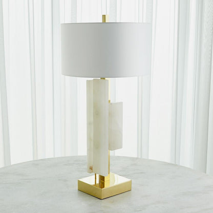 Global Views Posh Block Table Lamp