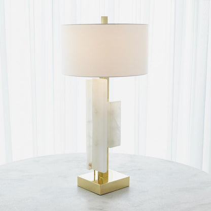 Global Views Posh Block Table Lamp