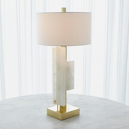 Global Views Posh Block Table Lamp