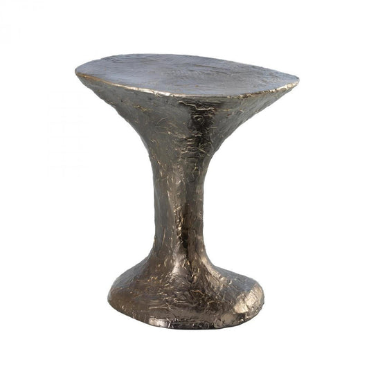 Global Views Primitive Reactive Bronze Accent Table