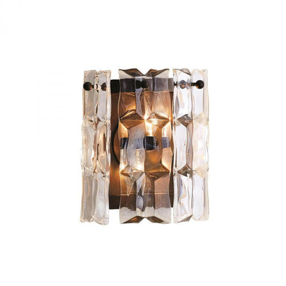 Global Views Prism Wall Sconce Clear, Bronze