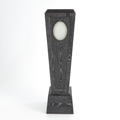 Global Views Proust Black Cerused Oak Pedestal