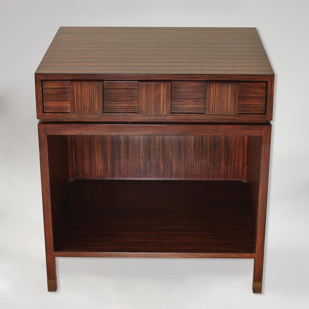 Global Views Quad Block Bedside Table