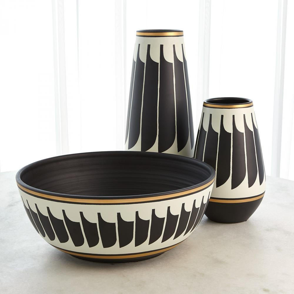 Global Views Quill Large Ceramic Vase