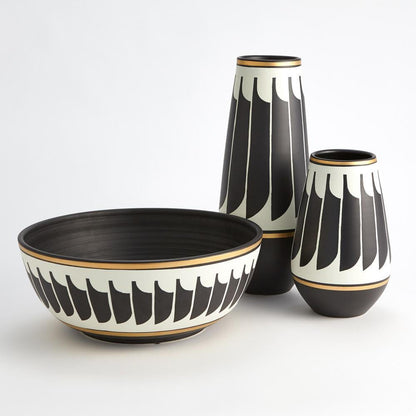 Global Views Quill Large Ceramic Vase