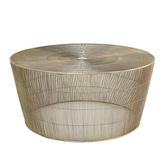 Global Views Radiance Antique Brass Coffee Table