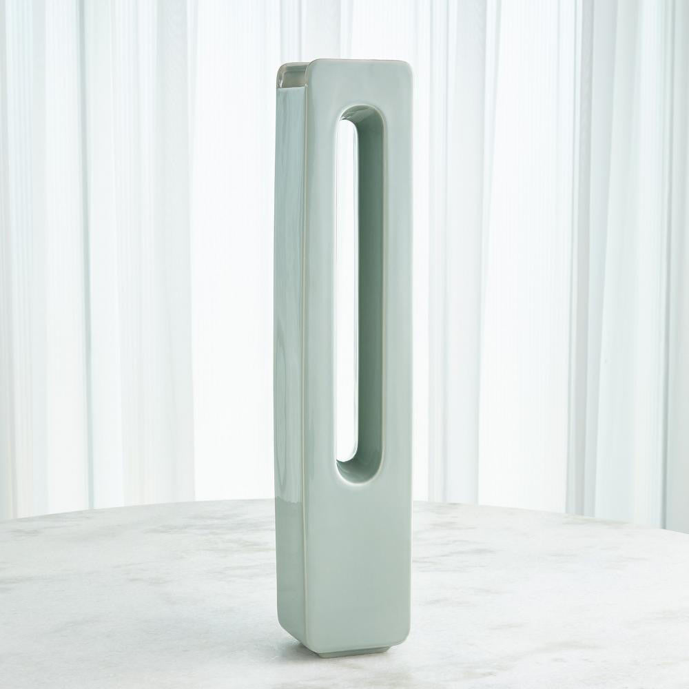 Global Views Rectangle Large Vase Lamb's Ear