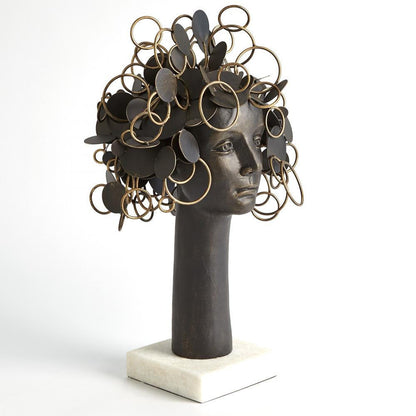 Global Views Rings and Things for Brains Bronze Sculpture