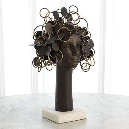 Global Views Rings and Things for Brains Bronze Sculpture