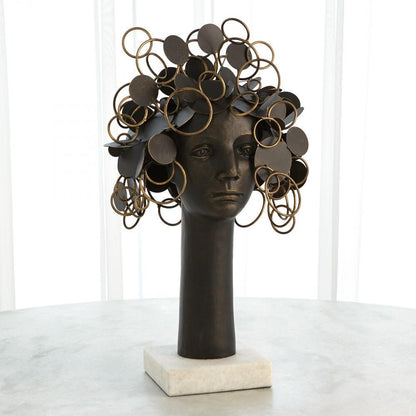 Global Views Rings and Things for Brains Bronze Sculpture