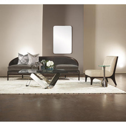 Global Views Rivet Nickel Mirror