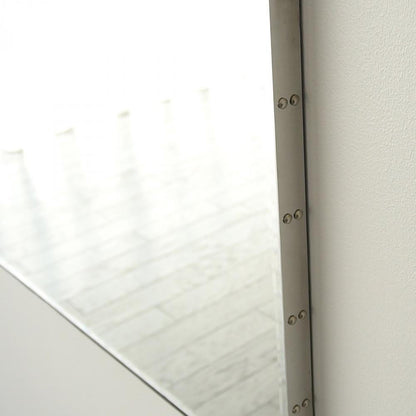 Global Views Rivet Nickel Mirror