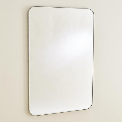Global Views Rivet Nickel Mirror