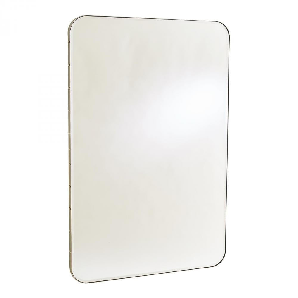 Global Views Rivet Nickel Mirror