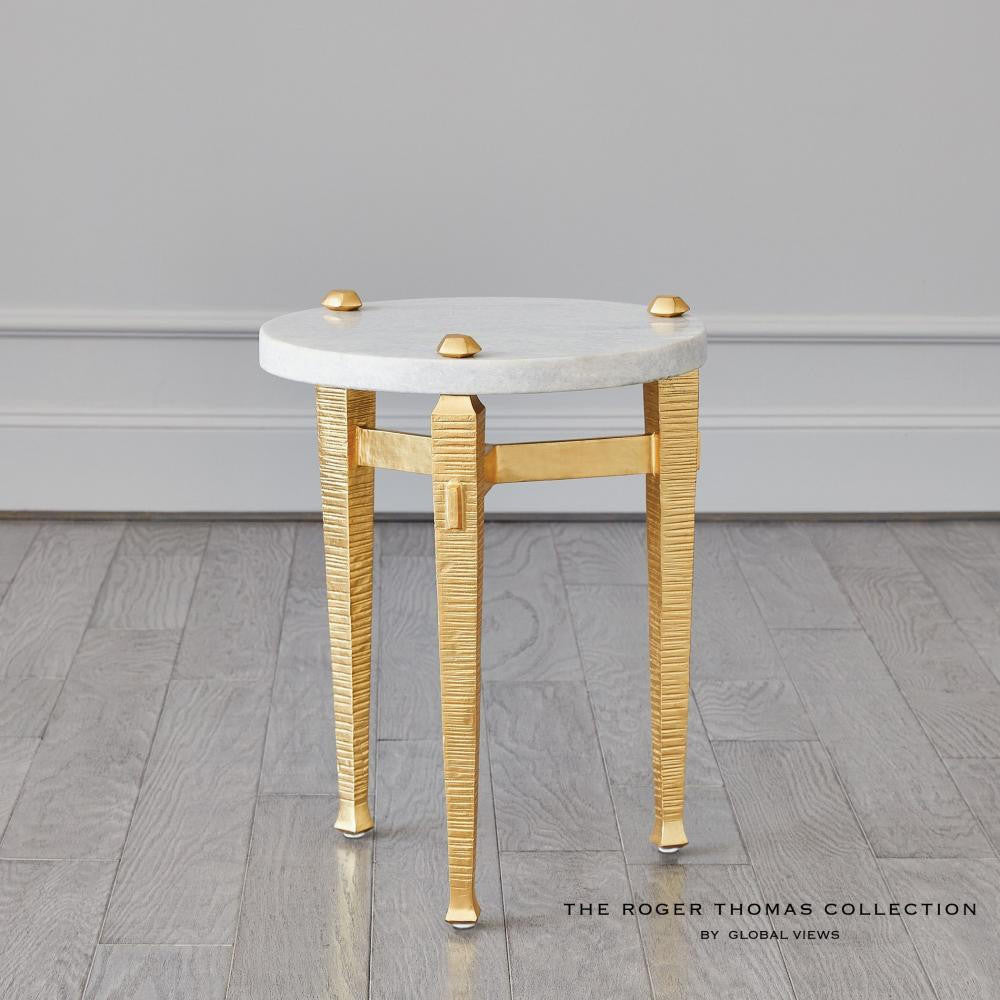 Global Views Roman Drinks Gold Table