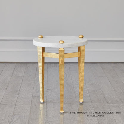 Global Views Roman Drinks Gold Table
