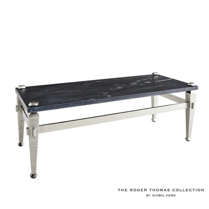 Global Views Roman Nickel Coffee Table