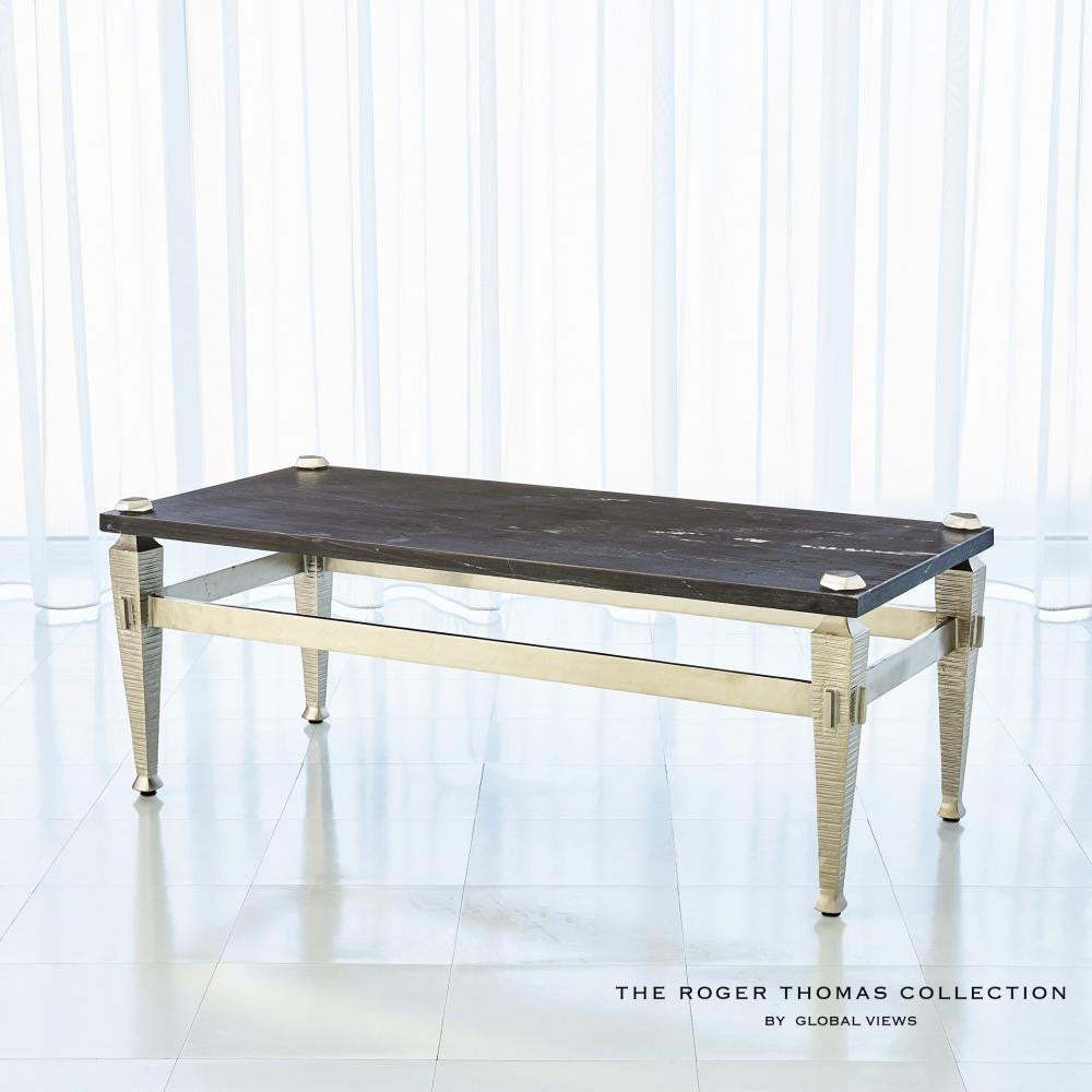 Global Views Roman Nickel Coffee Table