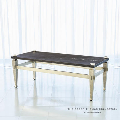 Global Views Roman Nickel Coffee Table
