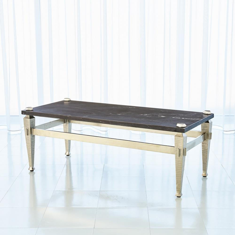 Global Views Roman Nickel Coffee Table