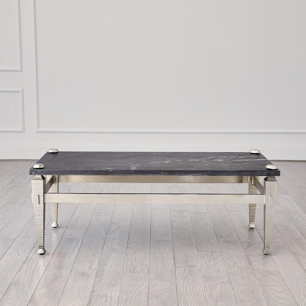 Global Views Roman Nickel Coffee Table