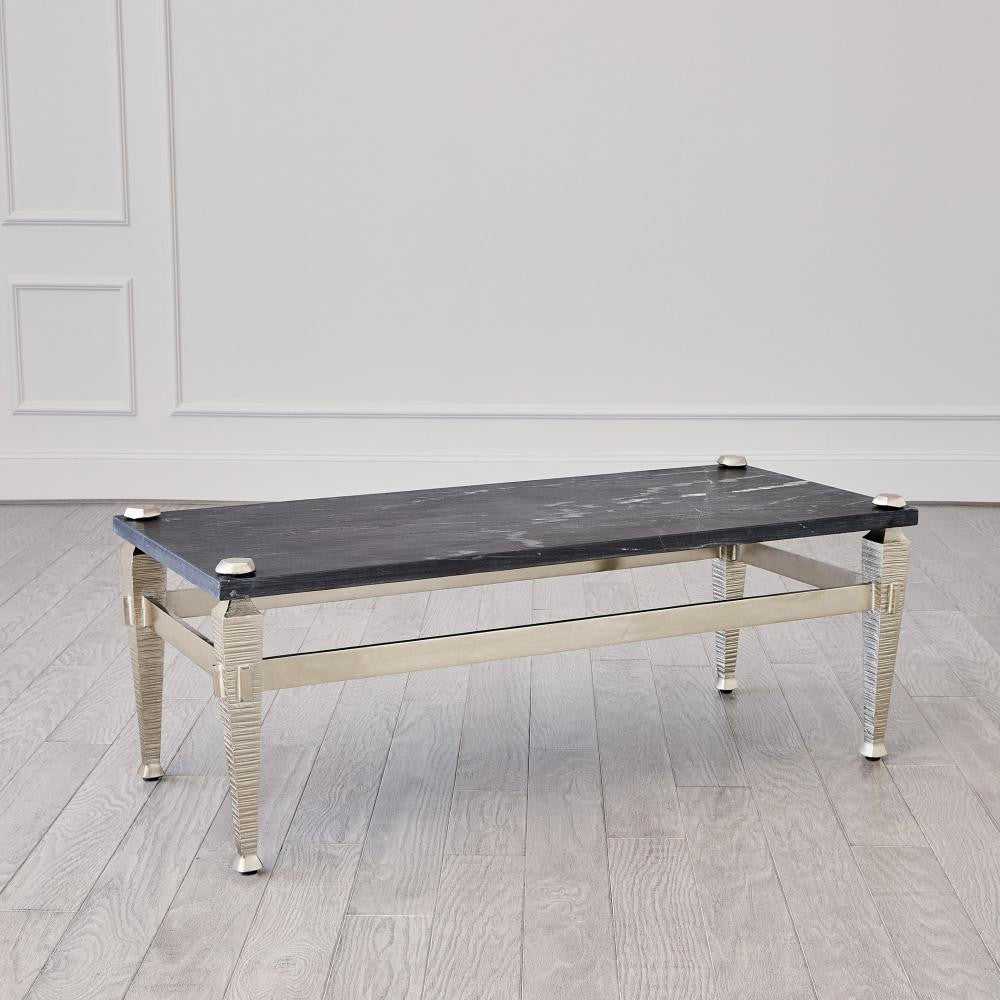 Global Views Roman Nickel Coffee Table