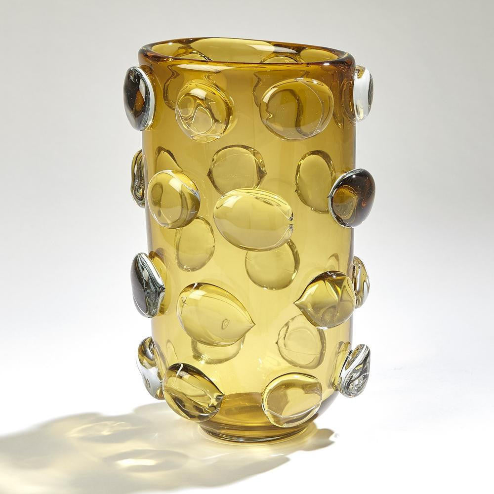 Global Views Rondelle Large Amber Vase