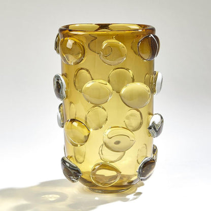 Global Views Rondelle Large Amber Vase