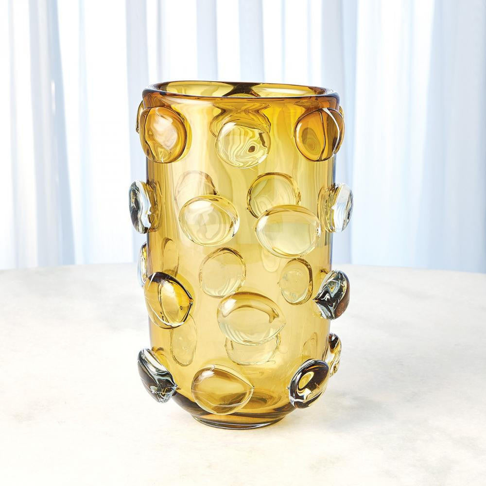 Global Views Rondelle Large Amber Vase