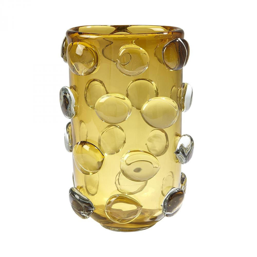 Global Views Rondelle Large Amber Vase