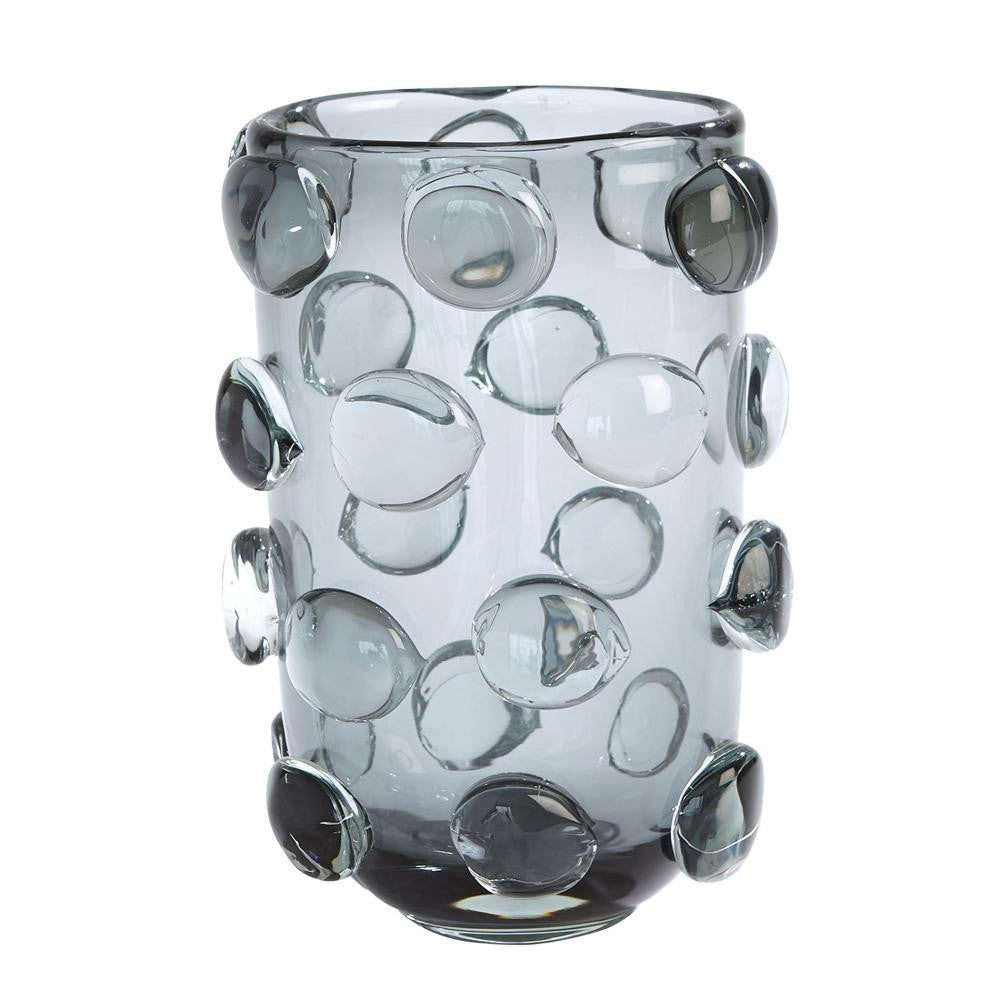 Global Views Rondelle Large Gray Vase