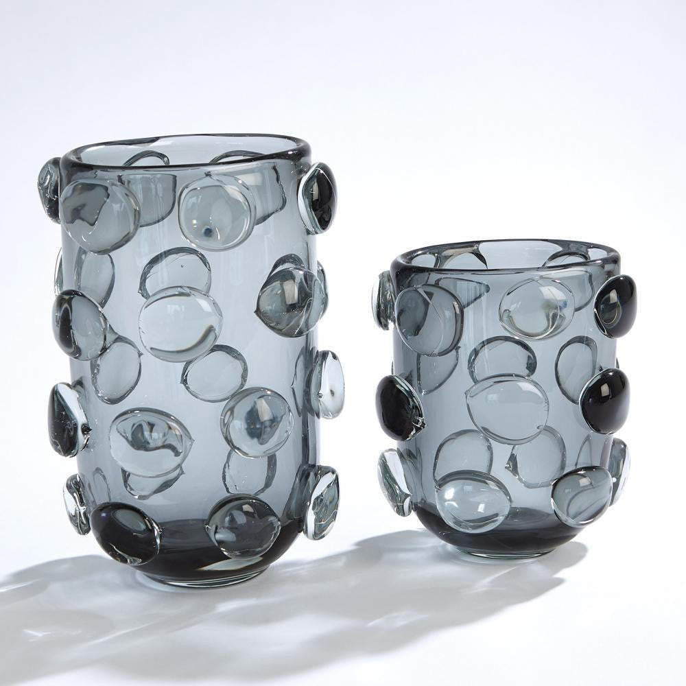 Global Views Rondelle Large Gray Vase