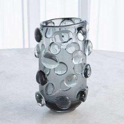 Global Views Rondelle Large Gray Vase