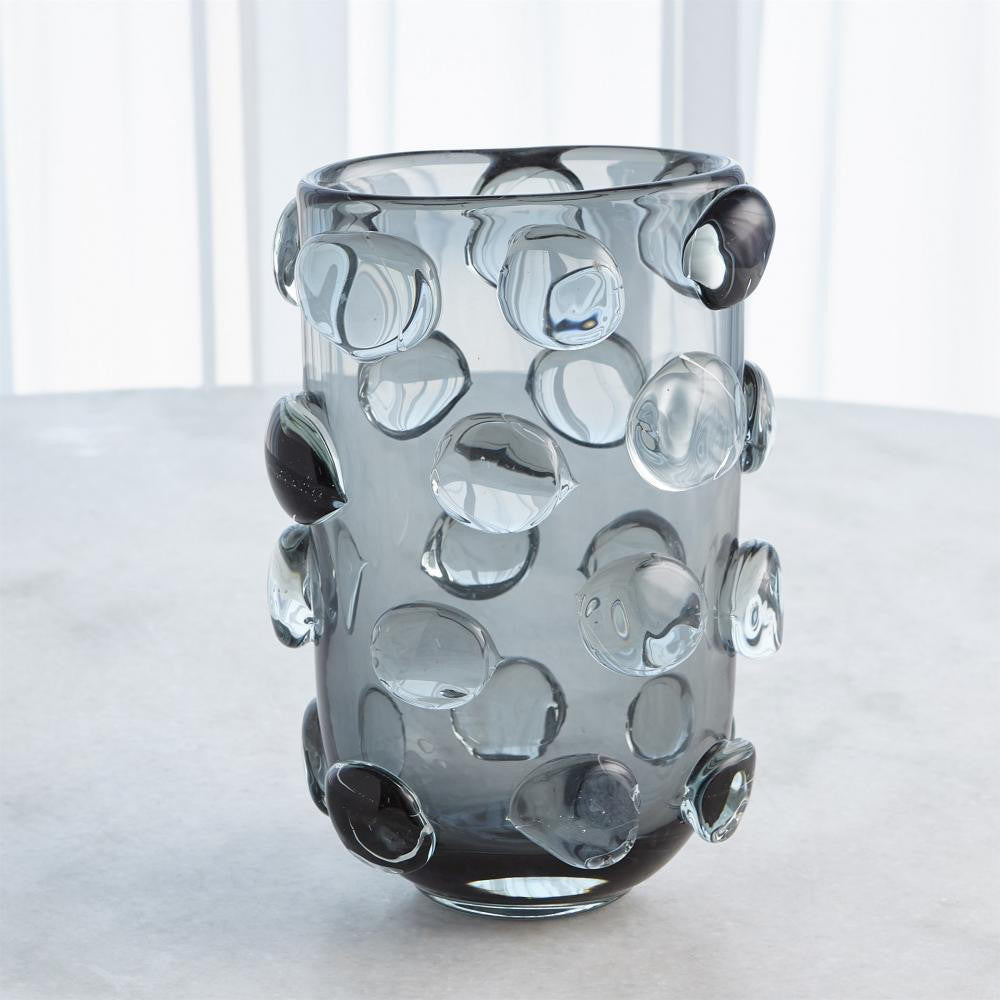 Global Views Rondelle Large Gray Vase