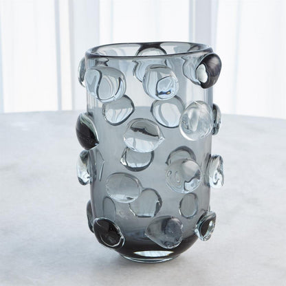 Global Views Rondelle Large Gray Vase