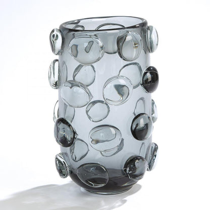 Global Views Rondelle Large Gray Vase