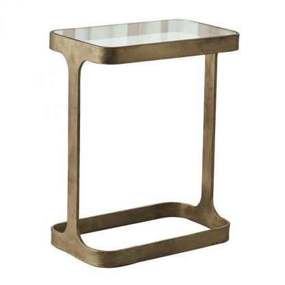Global Views Saddle Antique Gold Table