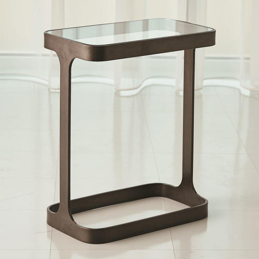 Global Views Saddle Bronze Table