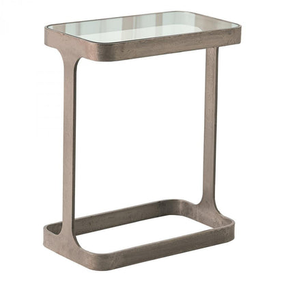 Global Views Saddle Accent Table Natural Iron
