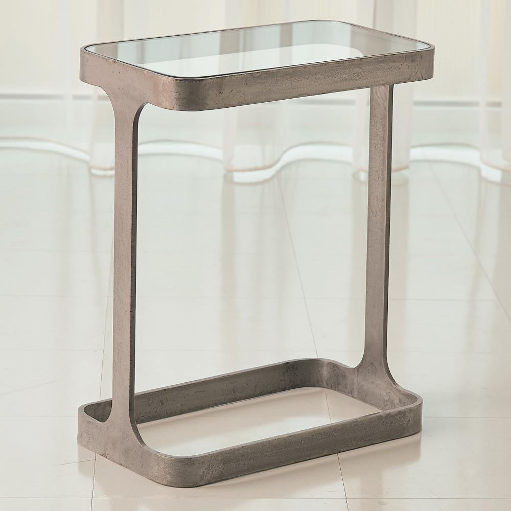 Global Views Saddle Natural Iron Table