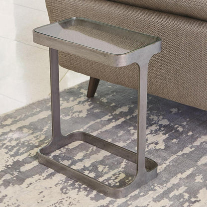 Global Views Saddle Natural Iron Table