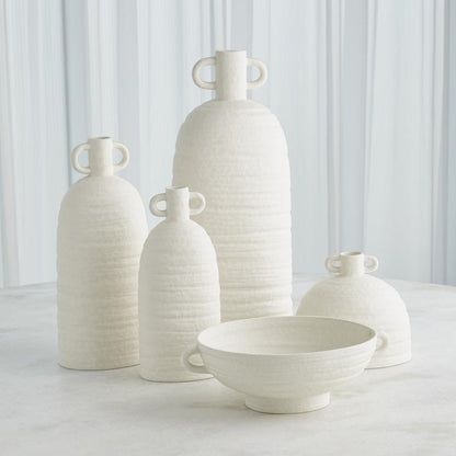 Global Views Sahara Large White Vase